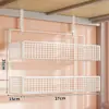 Essenciais para Dormitório de Faculdade Prateleira de Armazenamento para Cama Inferior Quarto Cama Suspensa Artefato de Armazenamento Gancho de Parede para Cabeceira Gancho Rack