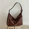 Bolsa casual retro de grande capacidade para mulheres, novo modelo 2026, bolsa de ombro para o dia a dia, bolsa transversal, bolsa tote fashion