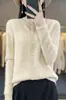 Otoño Invierno Perezoso Espiga de Trigo Lana Pura Top Prendas de Abrigo Cárdigan Nuevo Estilo para Mujer Tejidos Sueltos Hilo Original Transfronterizo 10 Gris