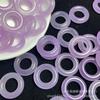 Morado Hielo 20mm Anillo Seiko Anillo para Correr Accesorios de Joyería de Jade DIY Pendientes Cadena para Clavícula Anillo Circular Piezas de Anillo de Jade