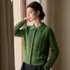 Cárdigan de Punto Trenzado con Cuello Oso de Miel y Forro Polar para Mujer, Nuevo Estilo Otoño/Invierno 2026, Abrigo Suéter de Punto de Manga Larga de Alta Gama