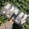 Calcetines de Lana de Bambú Wanghai para Mujer y Hombre, Calcetines Gruesos de Lana de Media Pantorrilla para Otoño e Invierno, Cálidos e Integrados, Serie Color Café, 26 Otoño/Invierno