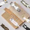 Qi Yu Separadores de Libros 30 Gatos Transfronterizos Dibujos Animados Originales Separadores de Libros Material Literario Simple Papel de Lectura DIY