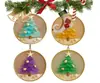 Nuevo producto transfronterizo: Adornos acrílicos de árbol de Navidad 2D