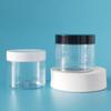 Frasco Transparente de Boca Larga Personalizado de 68 Dentes 100ml Multi-Especificação Frasco de Plástico PET Frasco para Creme Chá Aromatizado Fruta Seca Pote Redondo de Embalagem