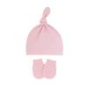 Amazon Estilo Comercio Exterior Set de Gorro con Chupón y Guantes para Bebé Gorro Fetal para Bebé Estilo Delgado de Una Sola Capa Gorro Chouchou Gorro con Cola