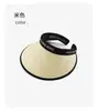 Nuevo Sombrero de Sol Plegable Protector Facial UV Gorra Vacía con Visera Ciclismo Protección Solar al Aire Libre Sombrero de Sol de Verano Sombrero