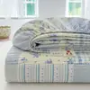 Sábana bajera de gasa de doble capa, pieza única, para uso doméstico, ropa de cama, protector de colchón, adecuado para dormitorios estudiantiles, tamaño individual, sábana y colcha antideslizantes