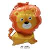 Desenho animado selva animal balão girafa raposa ouriço elefante tigre festa de aniversário balão de filme de alumínio atacado