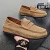 Mocassins masculinos de uso versátil, nova coleção outono/inverno 2026, sapatos casuais slip-on, sola macia, respiráveis, modernos e estilosos