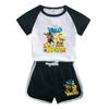 Ropa para niños Equipo Wang Wang Camiseta de manga corta de verano 2022 nueva para niños y bebés, camiseta casual fina