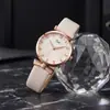 Relojes Creativos para Mujer al por Mayor en Stock con Lazo, Cuarzo Personalizado, Relojes Sencillos de Girasol y Malla para Mujer