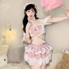 Ropa Interior Sexy de Sirvienta Juego de Rol Sexy Dulce Lindo Puro Lindo Lindo Amor Incluso Cuerpo Cadera Vestido Conjunto para el Cabello