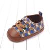 Primavera e Outono novo 0-12 meses sapatos de bebê fundo macio antiderrapante sapatos infantis clássico lona sapatos de bebê BH2299