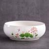 Lavado de Té Tamaño Grande Hogar Lavado de Lápiz Horno Cerámica Porcelana Accesorios para Juego de Té Lavado de Taza de Té Ceremonia del Té Cero Agua Po Lavado