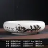 Maceta especial de cerámica para flor de hada acuática sin agujeros para hierba de cobre hidropónica cuenco de bambú rico cuenco de loto de gran diámetro utensilios de loto
