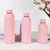 Taza Térmica de Boca Pequeña Estilo Americano Transfronteriza Acero Inoxidable 304 Botella de Agua para Deportes al Aire Libre Pintura de Goma Mate Botella de Agua Deportiva
