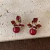 Estilo Único e de Nicho, Brincos de Ponta e Minimalistas, Pequenos e Luxuosos, Simples e Modernos, Brincos de Tarraxa Versáteis em Formato de Flor