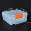 Maletín Rectangular Caja de Plástico Caja para Piezas Gran Capacidad Caja de Almacenamiento para Juguetes Educativos con Tapa Caja de Almacenamiento para Lego a Prueba de Polvo