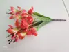 Flor Artificial Flor Falsa Flor Gladíolo Decoração de Casa Suprimentos para Casamento Acessórios Florais Shopping Center Sala de Estar Mesa de Centro