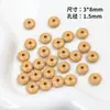 8mm Acrílico Colorido Redondo Plano Cuentas de Ábaco Cuentas Espaciadoras Pulseras Collares Hechos a Mano con Cuentas Sueltas Accesorios de Joyería