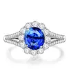 Anillo de pareja, anillo de diamantes para mujer, anillo de boda abierto con circonitas simuladas, transmisión en vivo rápida y dominante, anillo para hombre al por mayor en Europa y América.