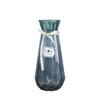 Jarrón de vidrio multicolor con adornos florales para sala de estar, transparente, rico en agua, con flores secas de bambú, botella especial, nuevo recipiente hidropónico.