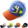 Gorra de béisbol de dinosaurio pequeño de dibujos animados coreanos para niños, sombrero de sol de verano 2021, suministro transfronterizo A375