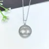 Collar de Acero Inoxidable para Mujer Joyería de Nicho Versátil Colgante de Cobre Cadena Elegante para Clavícula Joyería Cadena de Lujo Ligero