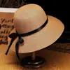 Sombrero para Mujer Verano Playa Viaje Ala Ancha Sombrero de Sol para Playa Protección Solar Sombrero de Paja Verano Casual Versátil Estilo Coreano Moderno