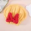 Novo Gorro Princesa para Secar Cabelo para Mulheres, Absorvente, Secagem Rápida, Turbante Absorvente Espesso, Touca de Banho sem Secador, Fofa