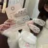 Pinza para el pelo de felpa con lazo de perlas suave estilo coreano Pinza BB Nueva Dulce Moda Celebridad de Internet Pinza lateral para flequillo para mujer