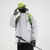 Chaqueta de trabajo impermeable y a prueba de viento para exteriores, unisex, adecuada para primavera y otoño, para senderismo, uso casual, moderna, versátil y elegante