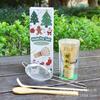 Conjunto de Presente de Natal Matcha com Ferramentas de Matcha, Batedor de Matcha para Cerimônia do Chá, Colher de Chá, Mexedor de Chá 304