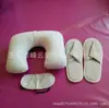 Set de Almohada de Viaje Personalizado de Alta Gama, Nuevo Set Inflable de Tres Piezas, Funda de Almohada de Terciopelo de Cristal