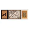 Galeria de Arte Qiao Jia Impressão Artística Giclée de um Leopardo em um Grande Estilo Vintage para Sala de Estar Pintura Decorativa, Arte para Pendurar na Parede de Fundo do Sofá