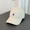 Boné de Baseball Bordado com Letra S Estilo Minimalista para Mulheres 2026 Novo Top Macio Aba Larga Moda Protetor Solar Boné Bico de Pato para Casais