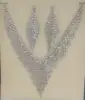 Pendientes de Borlas en Forma de V de Lujo Transfronterizos para Banquete de Bodas, Juego de Joyería de Cadena para Clavícula, Accesorios de Collar de Nicho de Lujo Ligero
