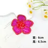 Parches de Tela Bordados a Mano con Cuentas de Flores y Frutas al por Mayor Transfronterizos, Accesorios para Ropa, Decoraciones para Bolsos, Fábrica de Bricolaje en Stock