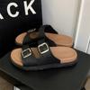 Zapatos Bocken para Mujer Ropa de Verano para Exteriores Zapatillas de Media Caña Zapatos Perezosos Sandalias Bocken Chanclas Zapatos de Playa para Vacaciones en la Costa Venta al por Mayor