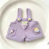 Ropa linda para muñecas de 10~17cm en colores macarrón, pantalones DIY Labubu, overoles, atuendos de moda para vestir muñecos de juguete
