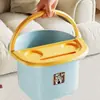 Balde para Banho de Pés Doméstico com Alça Espessado e Elevado Balde Portátil para Banho de Pés Massagem Isolamento Acima da Panturrilha Balde para Banho de Pés