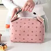 Bolsa Plegable para Lonchera, Bolsa para Lonchera de Papel de Aluminio Engrosado, Bolsa Térmica Portátil Conveniente, Bolsa Bento, Bolsa para Picnic al Aire Libre, Bolsa de Hielo