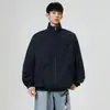Chaqueta con cuello alto para hombre, nuevo abrigo de alta calidad para primavera y otoño, chaqueta de béisbol deportiva casual, prenda superior de alta gama para hombre