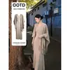 Vestido de tricô estação início do outono toque de alta qualidade camada externa tipo xale feminino 2026 novo estilo maduro e intelectual usar um conjunto completo