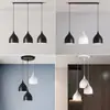 Lámpara LED Moderna Casual para Restaurante Tres Cabezas Barra Comedor Creativa Elegante Araña Loft Iluminación Dormitorio Lámparas