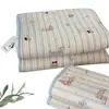 Exportado a Corea, Juego de Tres Piezas de Cubre Cama de Algodón Doble Cara, Colcha de Algodón Acolchada de Cuatro Estaciones Antideslizante Libre de Arrugas, Colchoneta de Tatami
