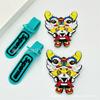 Charms para Sapato Crocs Desenho Animado Raio Grafite Urso Preto Acessórios Acessórios para Chinelo DIY Charms de Sapato Removíveis Atacado do Fabricante