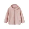 Uniforme Escolar Little Fete Artefato Inverno Novo Estilo Meninas Dupla Face Au Li Blusa Crianças Médias e Grandes Moda Jaqueta Quente Infantil