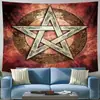 Tapeçaria Amazon Comércio Transfronteiriço Pendurado Viking Corvo Meditação Cigano Psicodélico Tarot Pano de Fundo